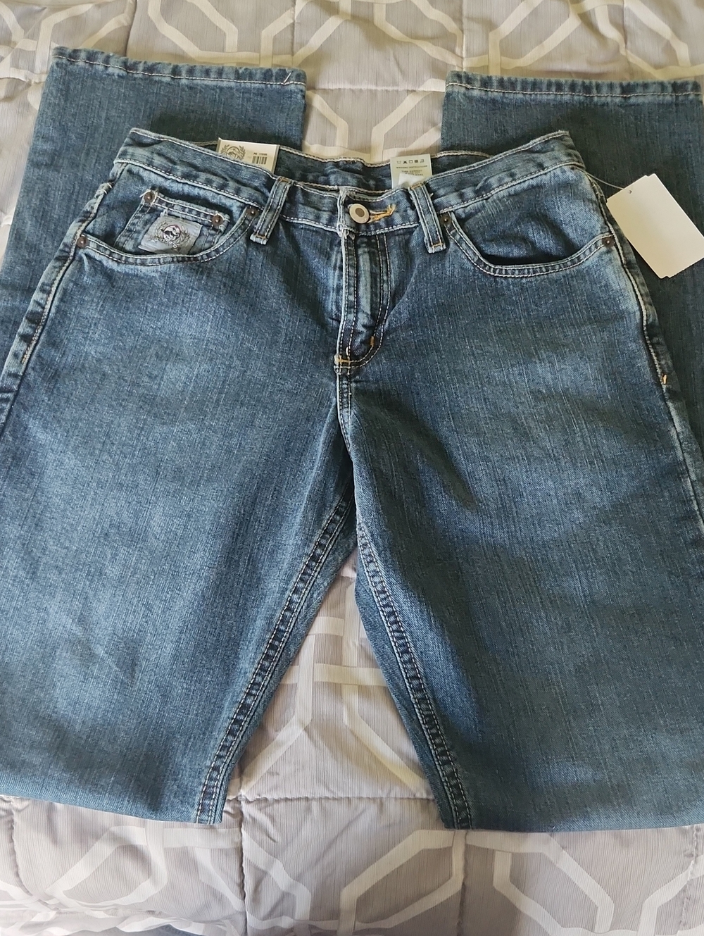NWT Cinch Mid-Blue Men's Straight-Leg Jeans 29 X 36